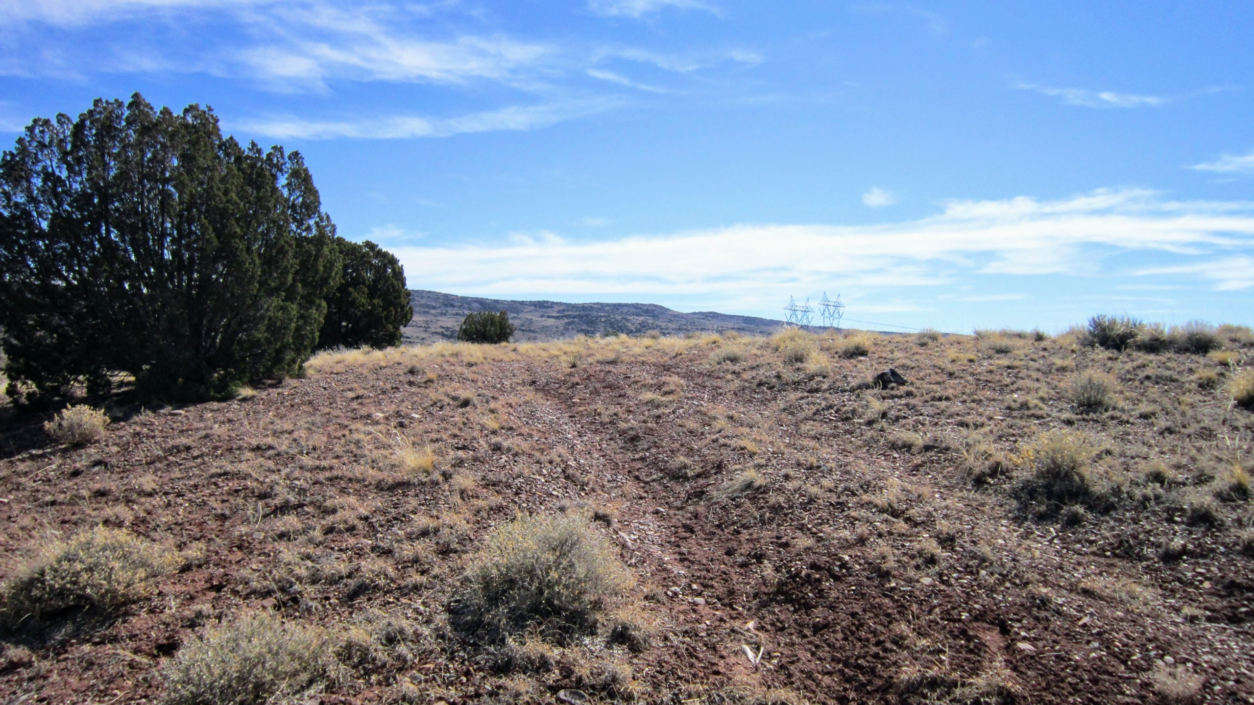 Two track to Southern border facing east