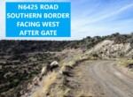 N6425road southern border facing west after gate