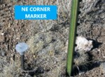 NE corner marker